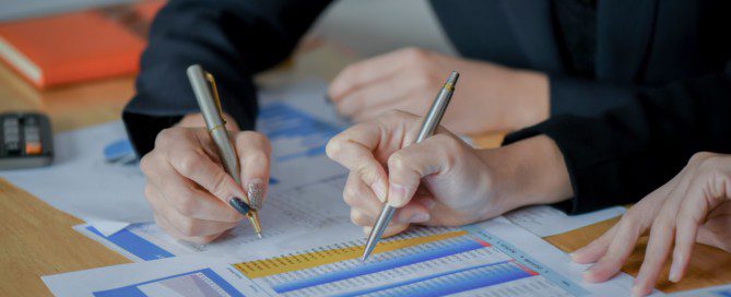 Team conducting a financial audit