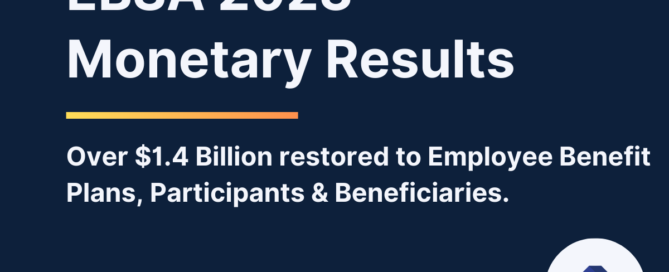 EBSA 2023 Monetary Results - Over $1.4 Billion restored to Employee Benefit Plans, Participants & Beneficiaries
